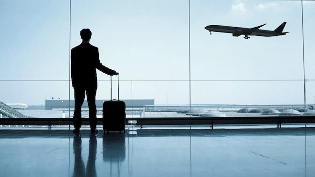 businessman at the airport