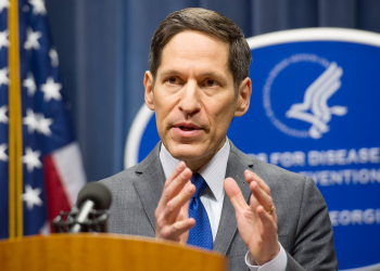 FILE - In this Oct. 12, 2014, file photo, Dr. Tom Frieden, head of the Centers for Disease Control and Prevention, speaks at a news conference in Atlanta. People who shared an apartment with the country's first Ebola patient are emerging from quarantine healthy. And while Thomas Eric Duncan died and two U.S. nurses were infected caring for him, there are successes, too: A nurse infected in Spain has recovered, as have four American aid workers infected in West Africa. Even there, not everyone dies. (AP Photo/John Amis, File)