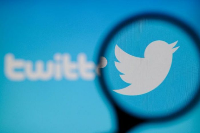 A Twitter logo is seen on a computer screen on November 20, 2017. (Photo by Jaap Arriens/NurPhoto via Getty Images)
