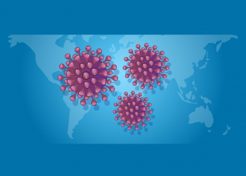 Corona virus deadly pandemic infection spread in china with map flu outbreak vector